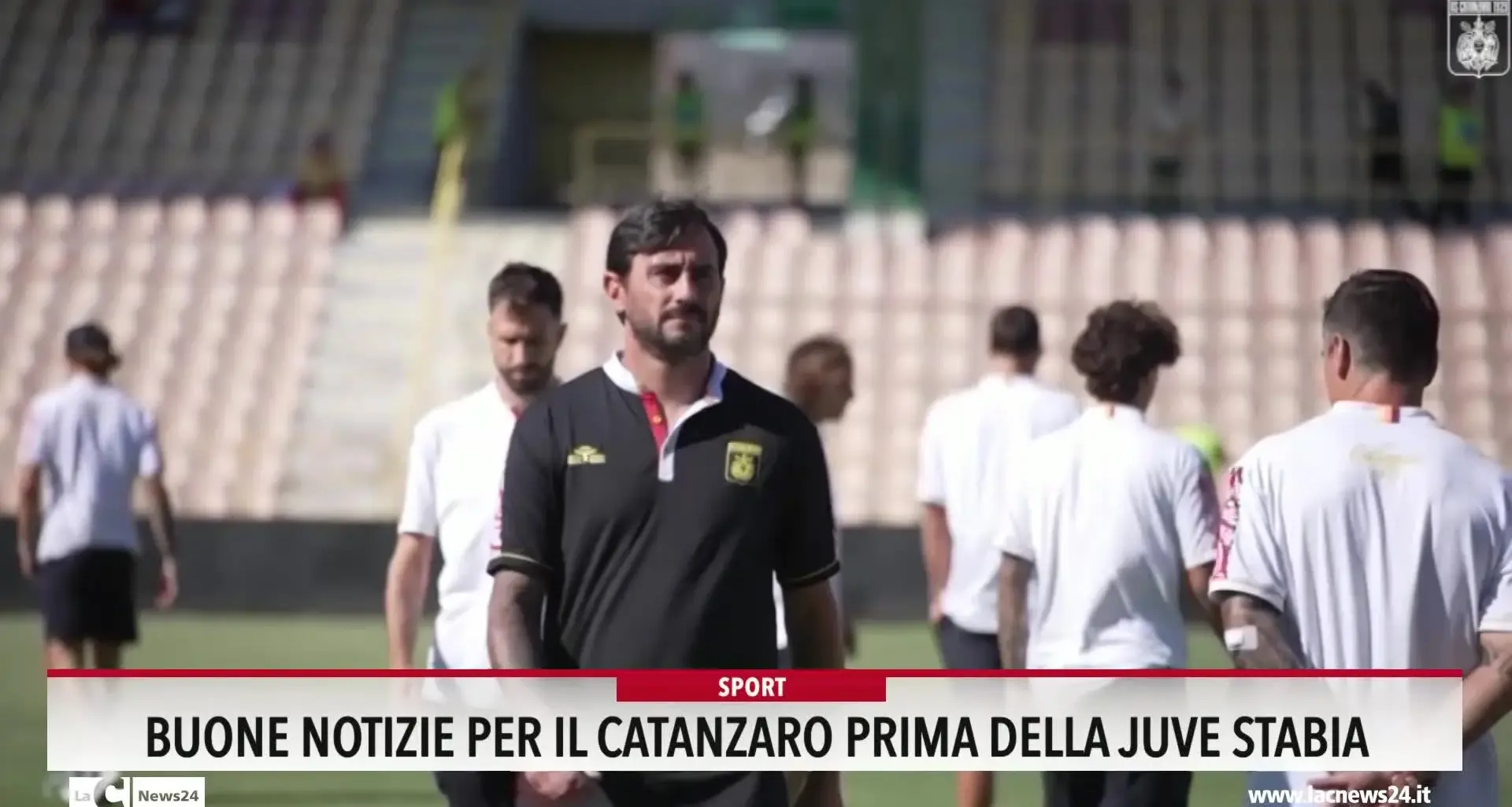 Buone notizie per il Catanzaro prima della Juve Stabia