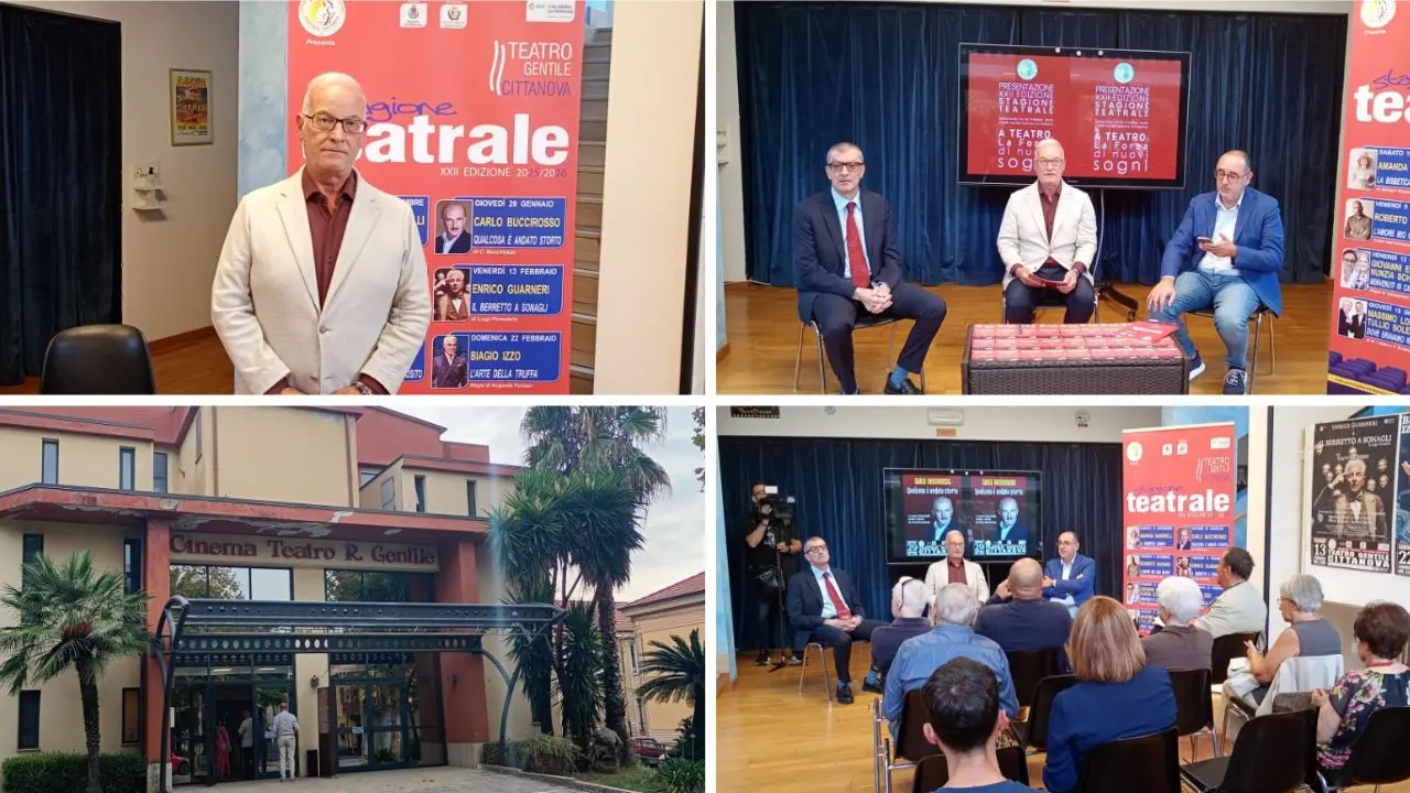 Cittanova, presentata la nuova stagione\u00A0del Teatro Gentile: tra gli ospiti Amanda Sandrelli, Roberto Saviano e Biagio Izzo\n