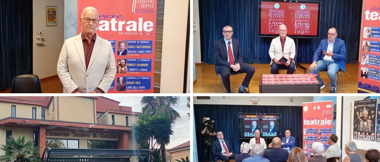 Cittanova, presentata la nuova stagione\u00A0del Teatro Gentile: tra gli ospiti Amanda Sandrelli, Roberto Saviano e Biagio Izzo\n