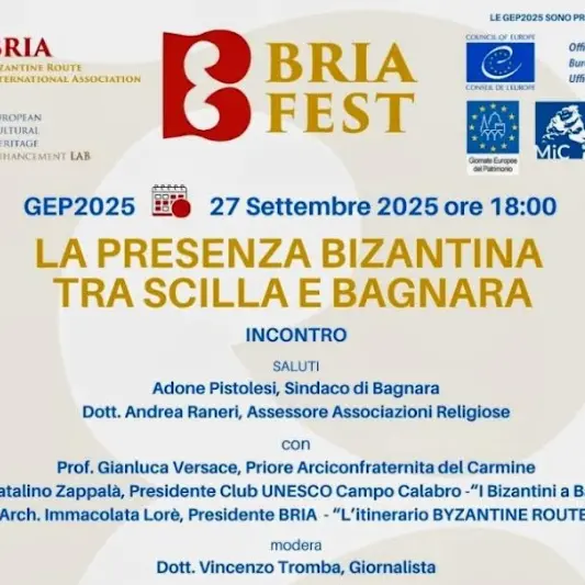 La presenza bizantina tra Scilla e Bagnara al centro di un evento nella Chiesa del Carmine\n