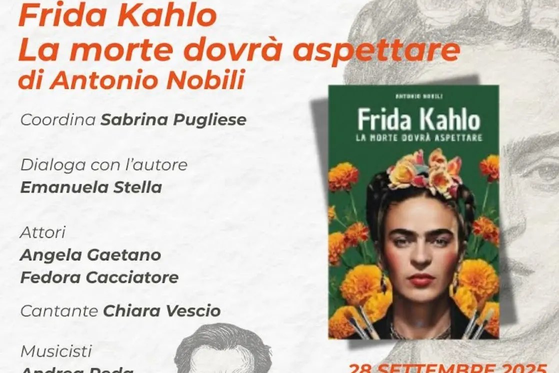 Visioni letterarie, al teatro Grandinetti di Lamezia approda Antonio Nobili con la sua\u00A0Frida Kahlo. La morte dovrà aspettare”