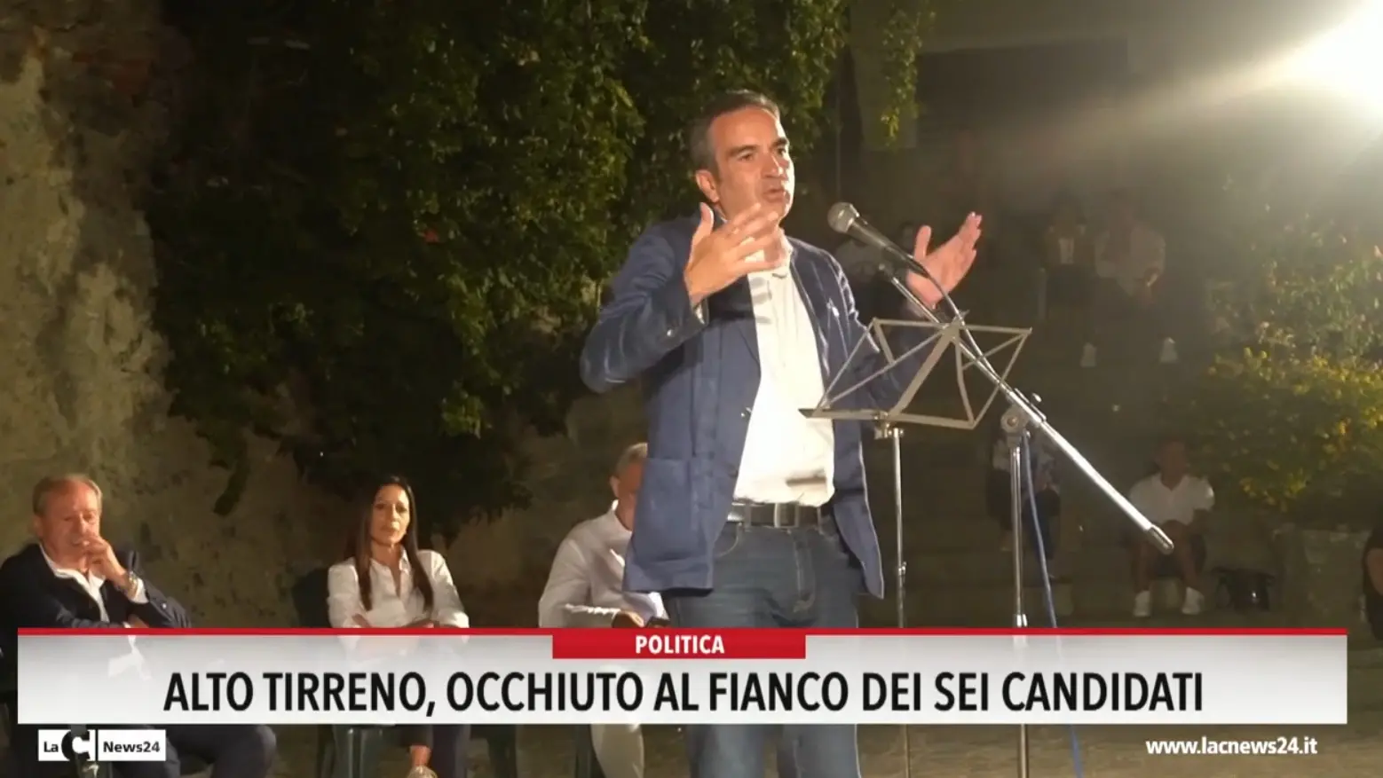 Regionali, la campagna elettorale di Occhiuto fa tappa a Scalea