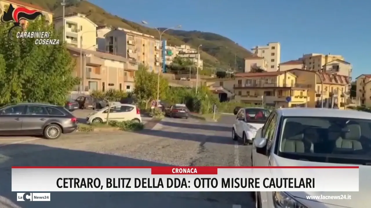 Cetraro, blitz della Dda: otto misure cautelari