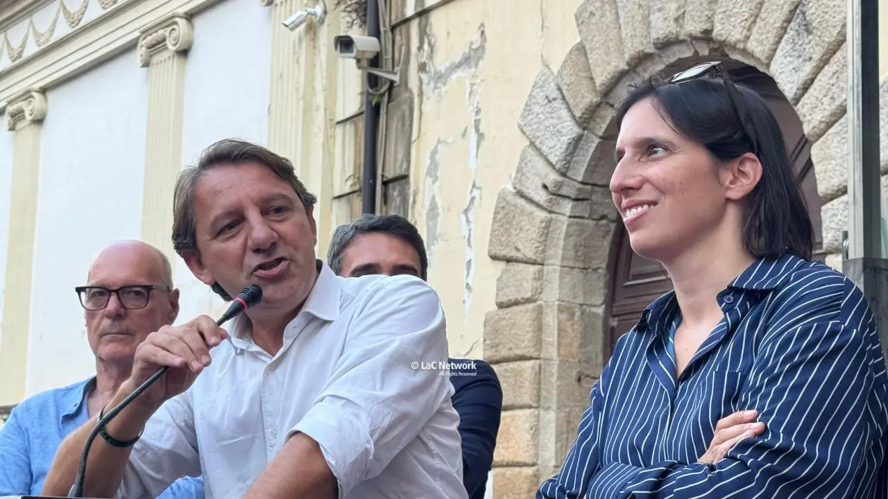 Tridico ed Elly Schlein a Lamezia Terme