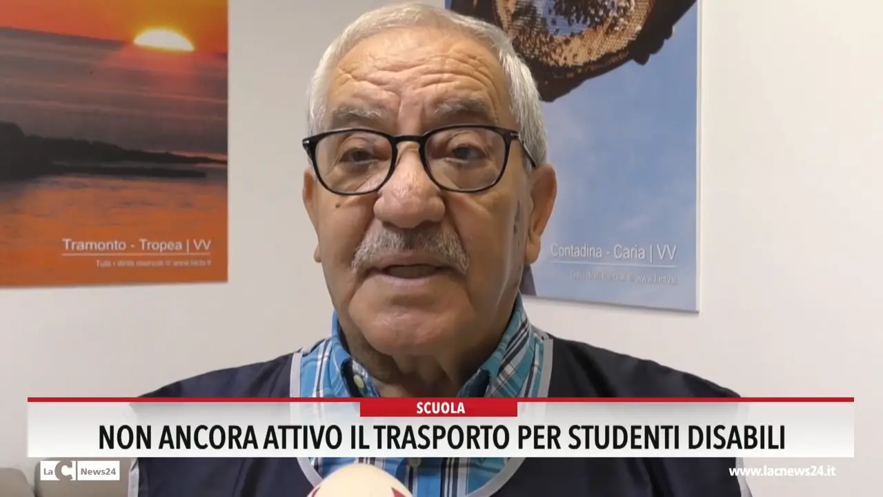 Non ancora attivo il trasporto per studenti disabili