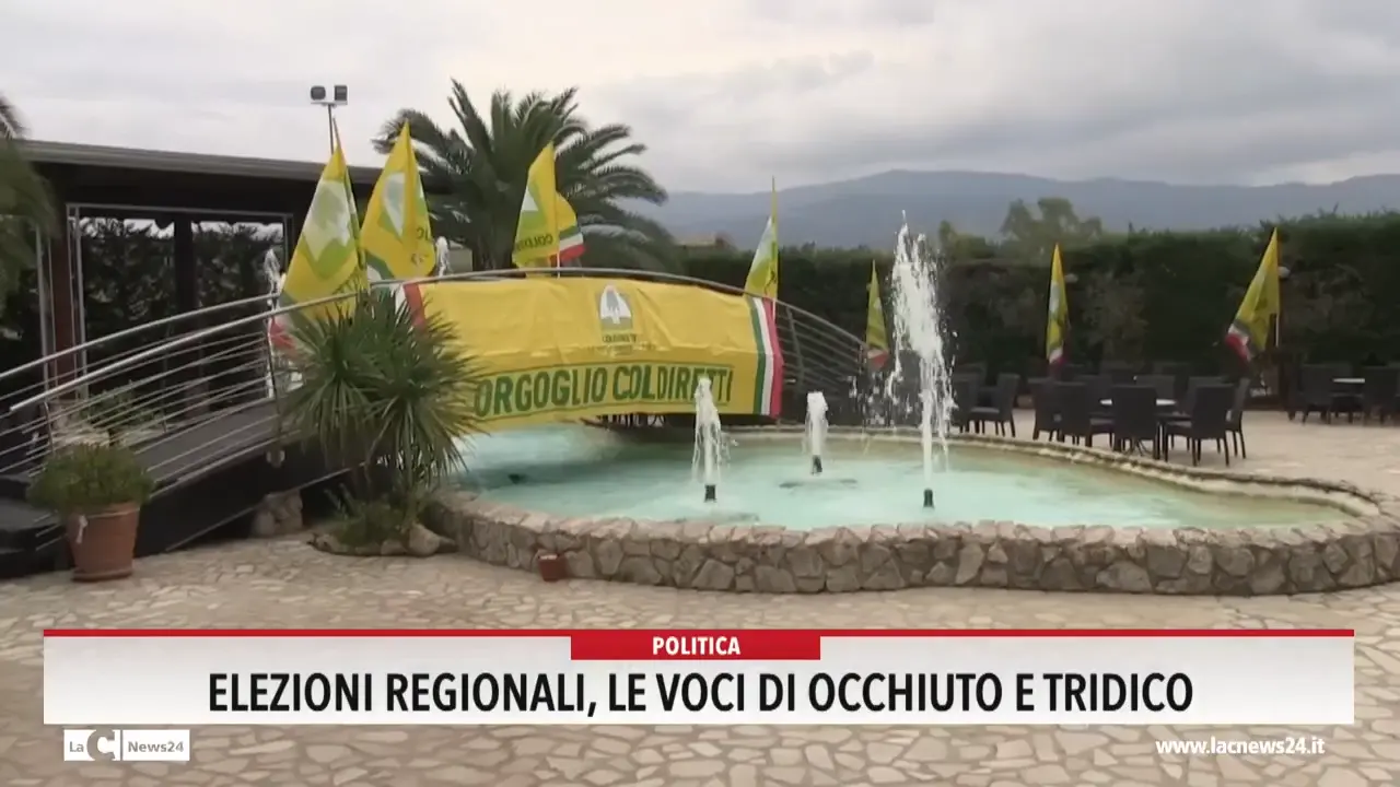 Elezioni regionali, le voci di Occhiuto e Tridico