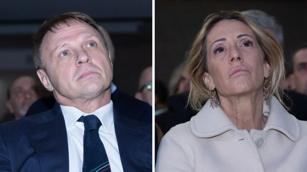 <p>Francesco Lollobrigida e Arianna Meloni</p>\\n