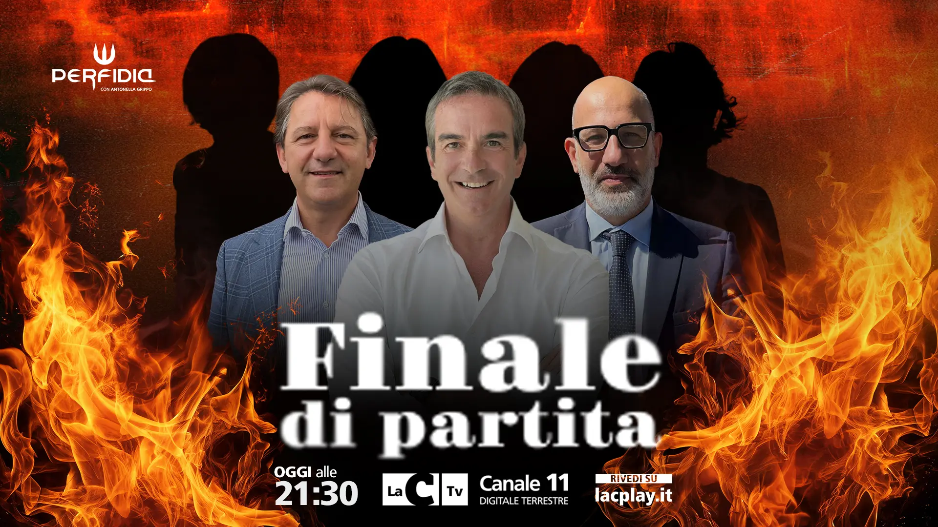 Finale di partita, questa sera a Perfidia lo scontro tra Occhiuto, Tridico e Toscano: appuntamento alle 21,30\n