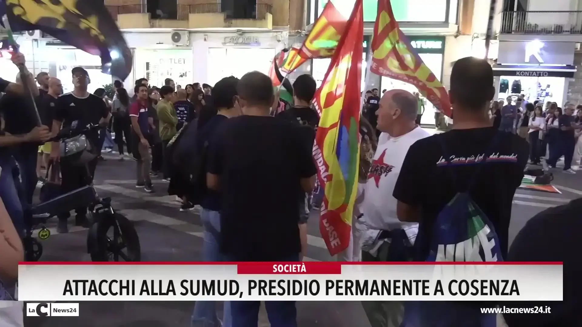 Attacchi alla Sumud, presidio permanente a Cosenza