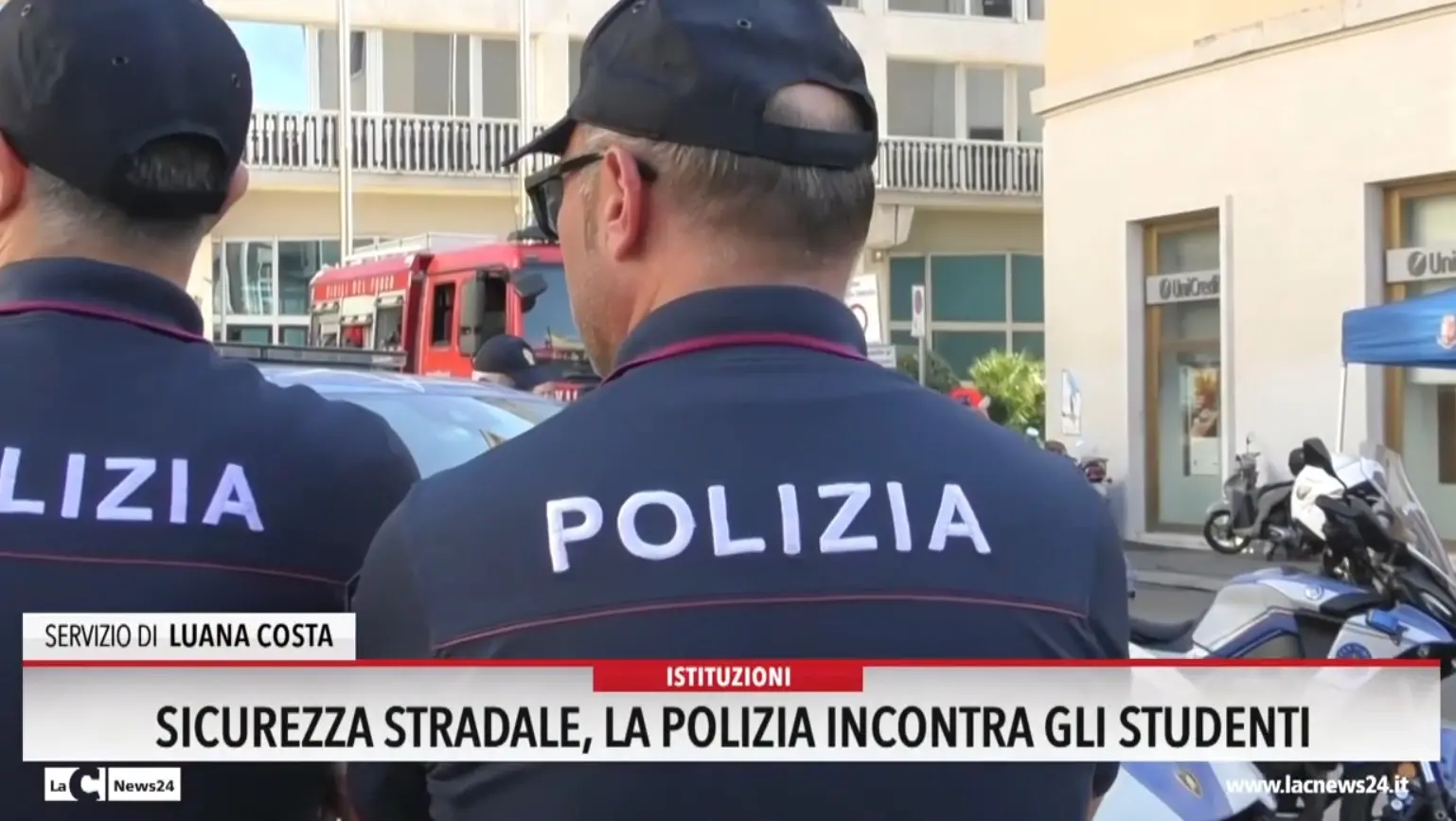 Sicurezza stradale: la polizia incontra gli studenti