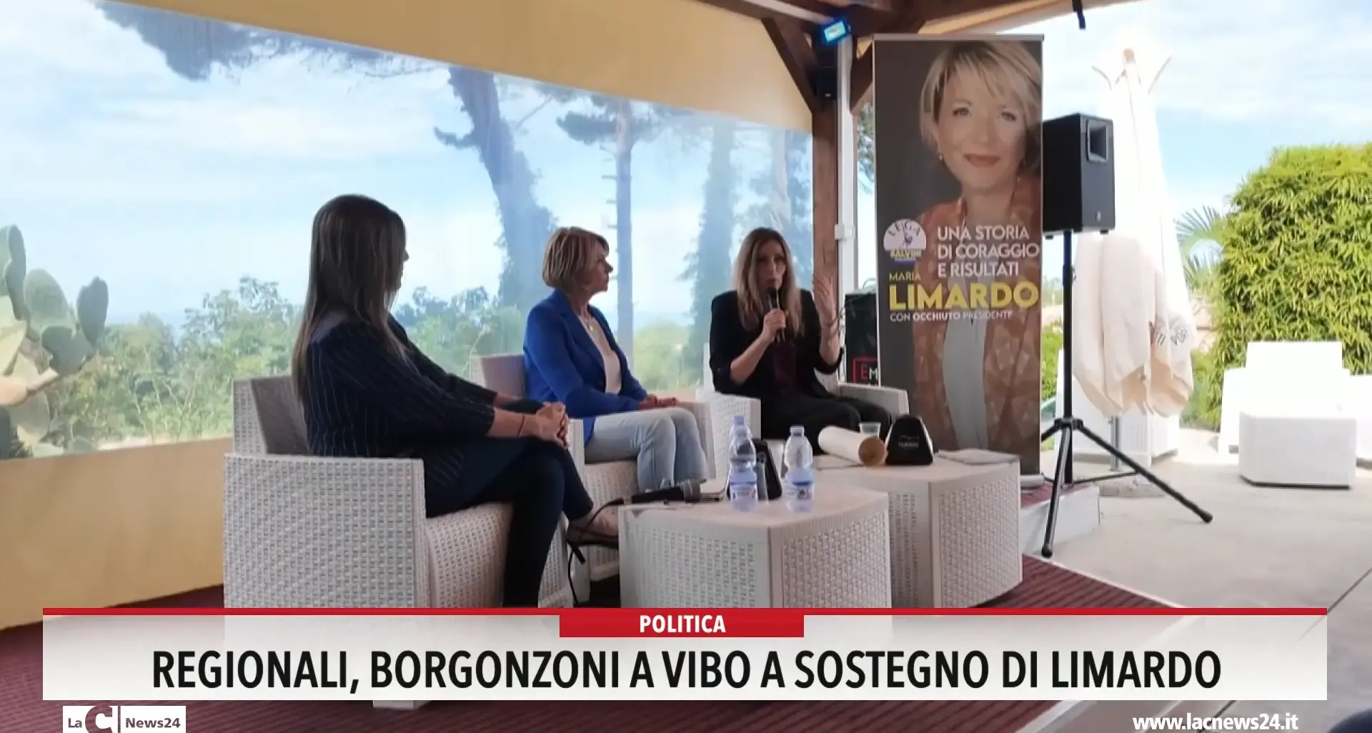 Regionali, Borgonzoni a Vibo a sostegno di Limardo