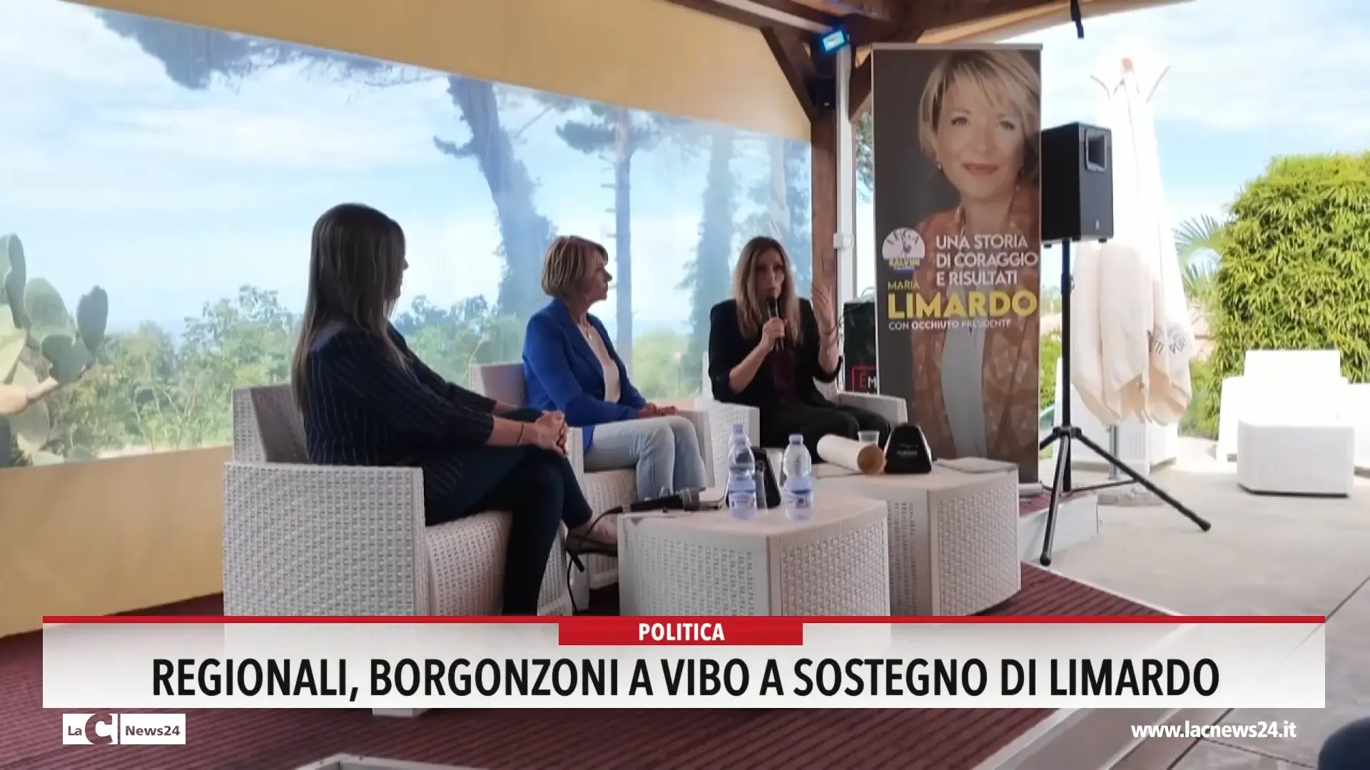 Regionali, Borgonzoni a Vibo a sostegno di Limardo