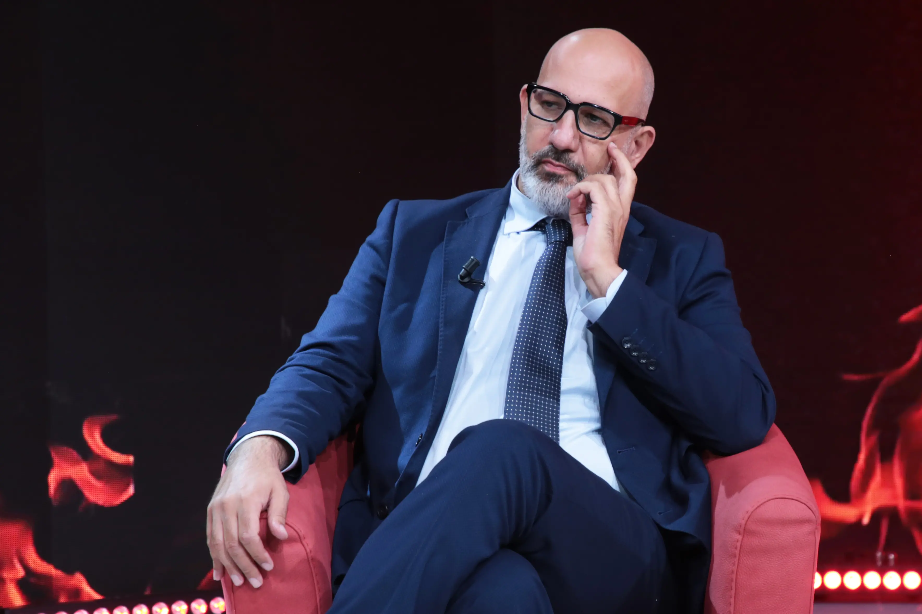 Il candidato alla presidenza della Regione Francesco Toscano