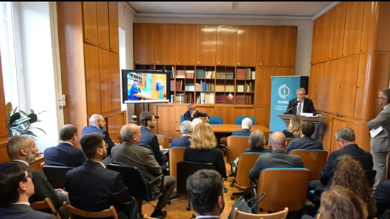 Un momento del convegno a Roma