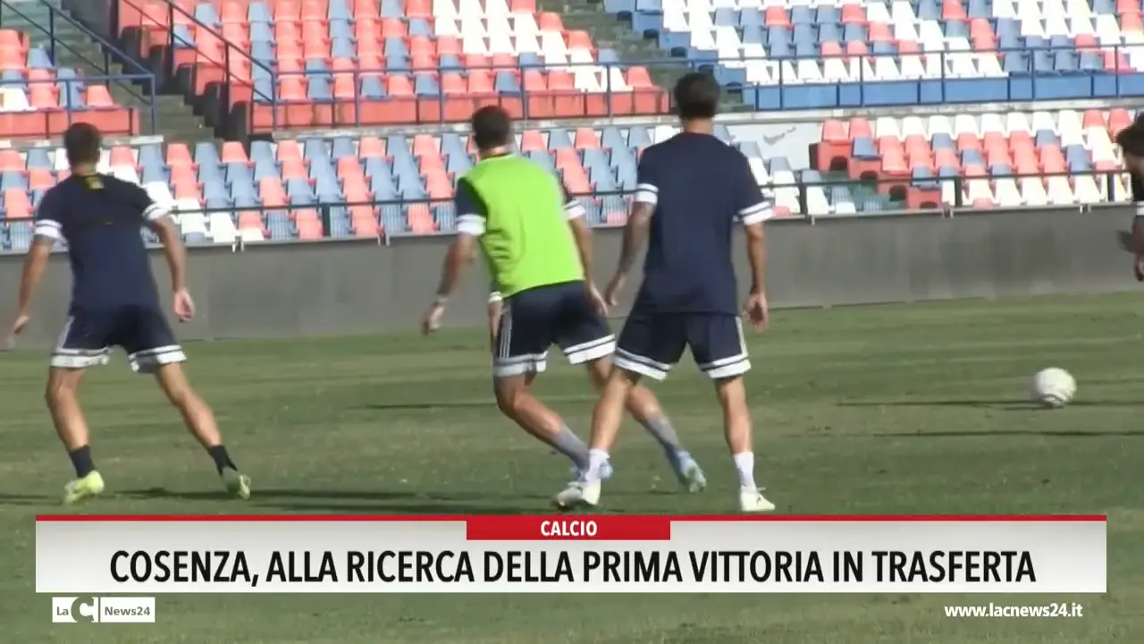 Cosenza alla ricerca della prima vittoria in trasferta
