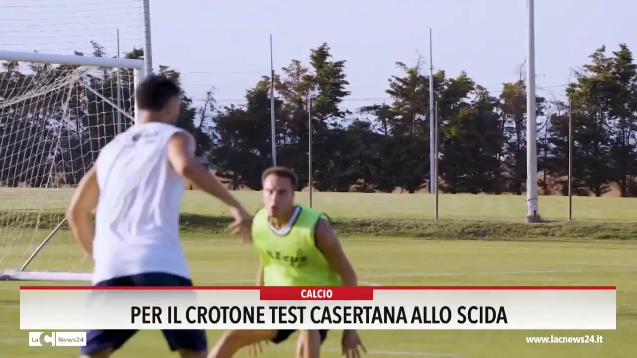 Per il Crotone test Casertana allo Scida