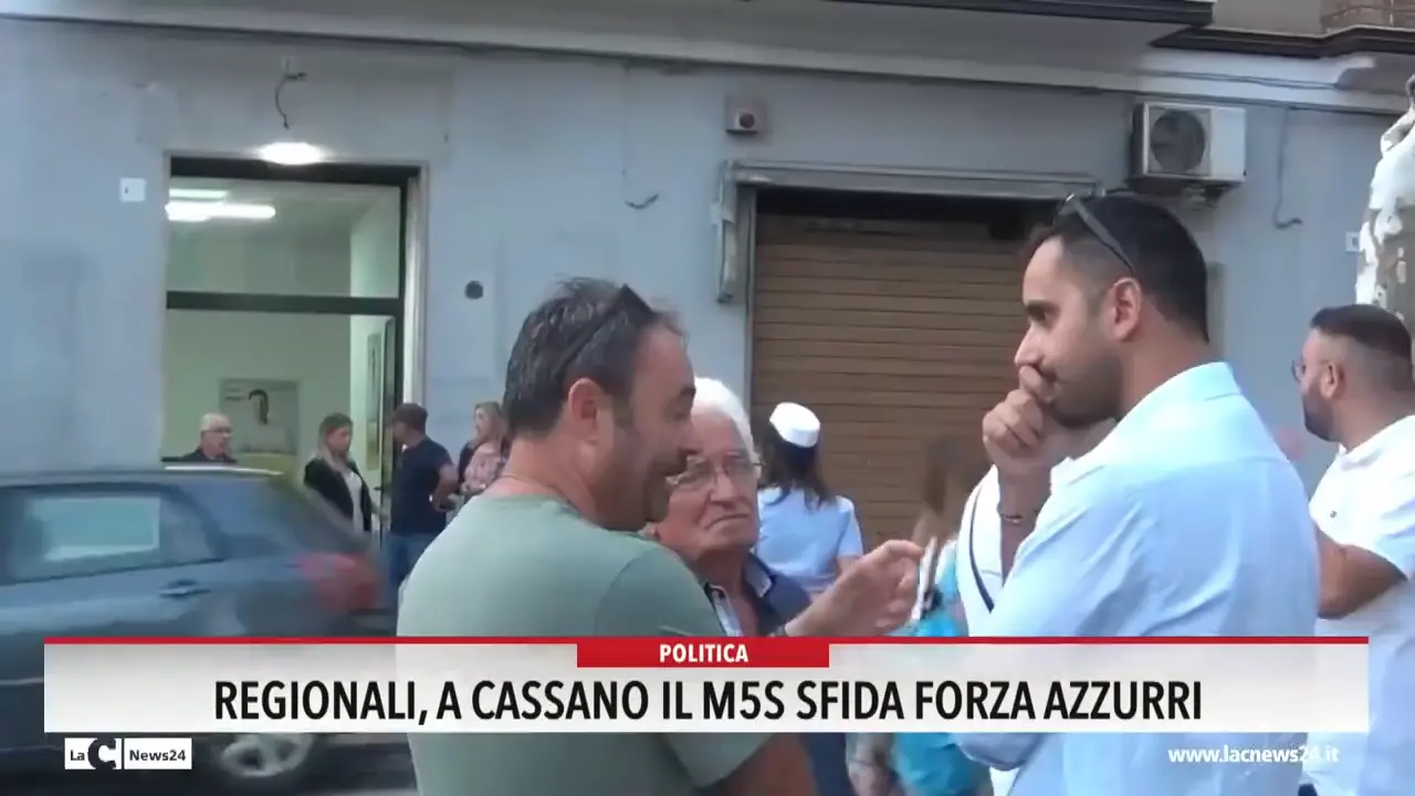 Regionali, a Cassano il M5s sfida Forza Azzurri