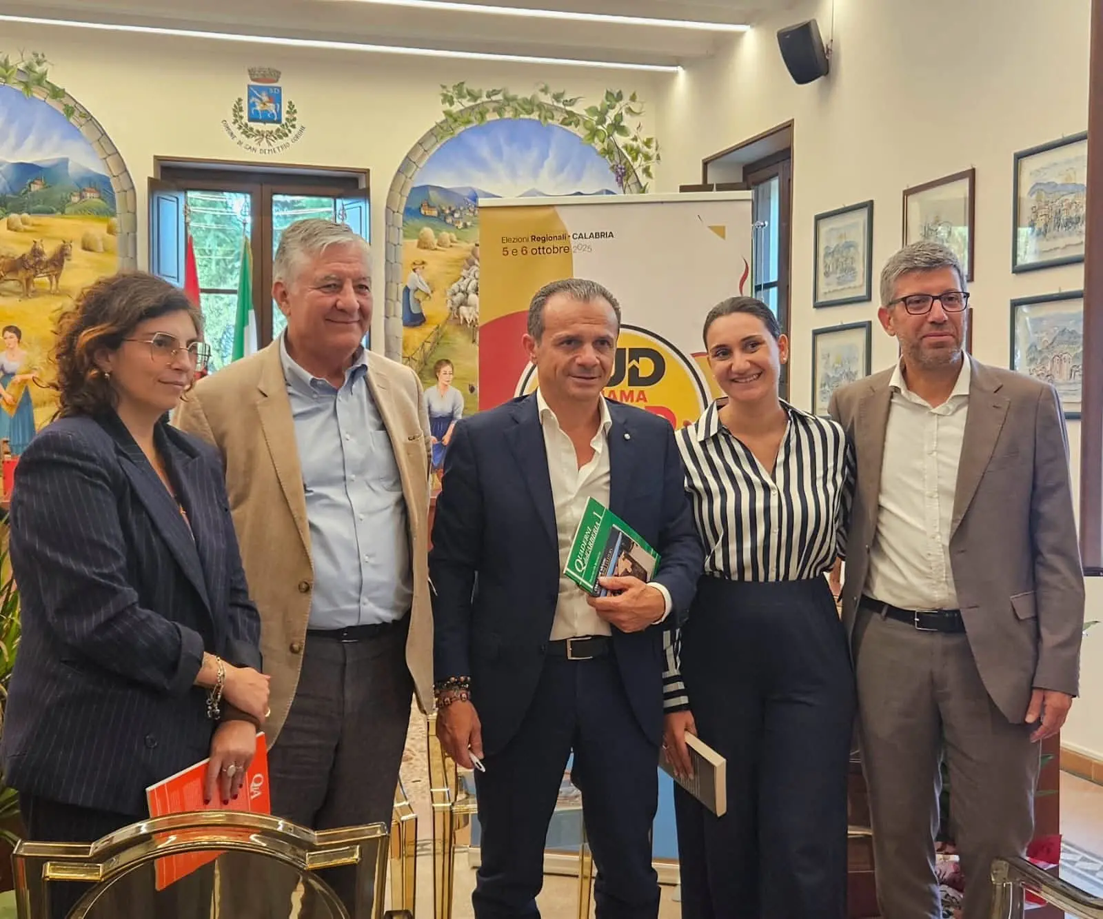 De Luca e Castelli nel Cosentino: «Con Sud chiama Nord costruiamo opportunità»\n