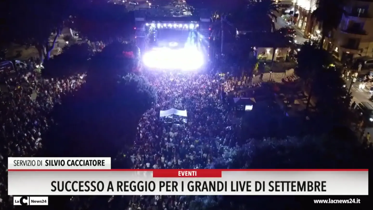 Successo a Reggio per i Grandi live di Settembre