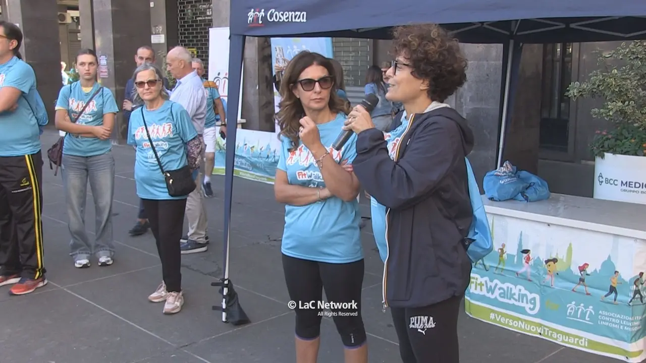 Fitwalking for AIL, anche a Cosenza la passeggiata per sostenere la ricerca contro le leucemie