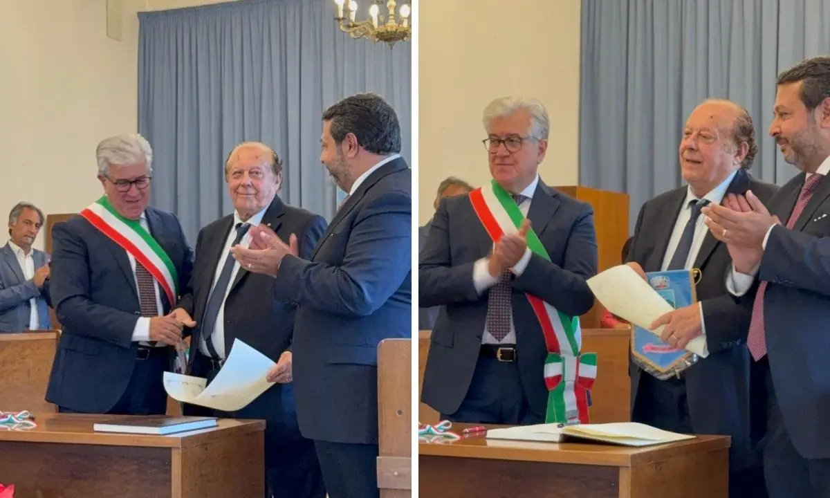 Pippo Caffo cittadino onorario di Santa Venerina: «Suggella il legame con la mia terra d’origine»\n