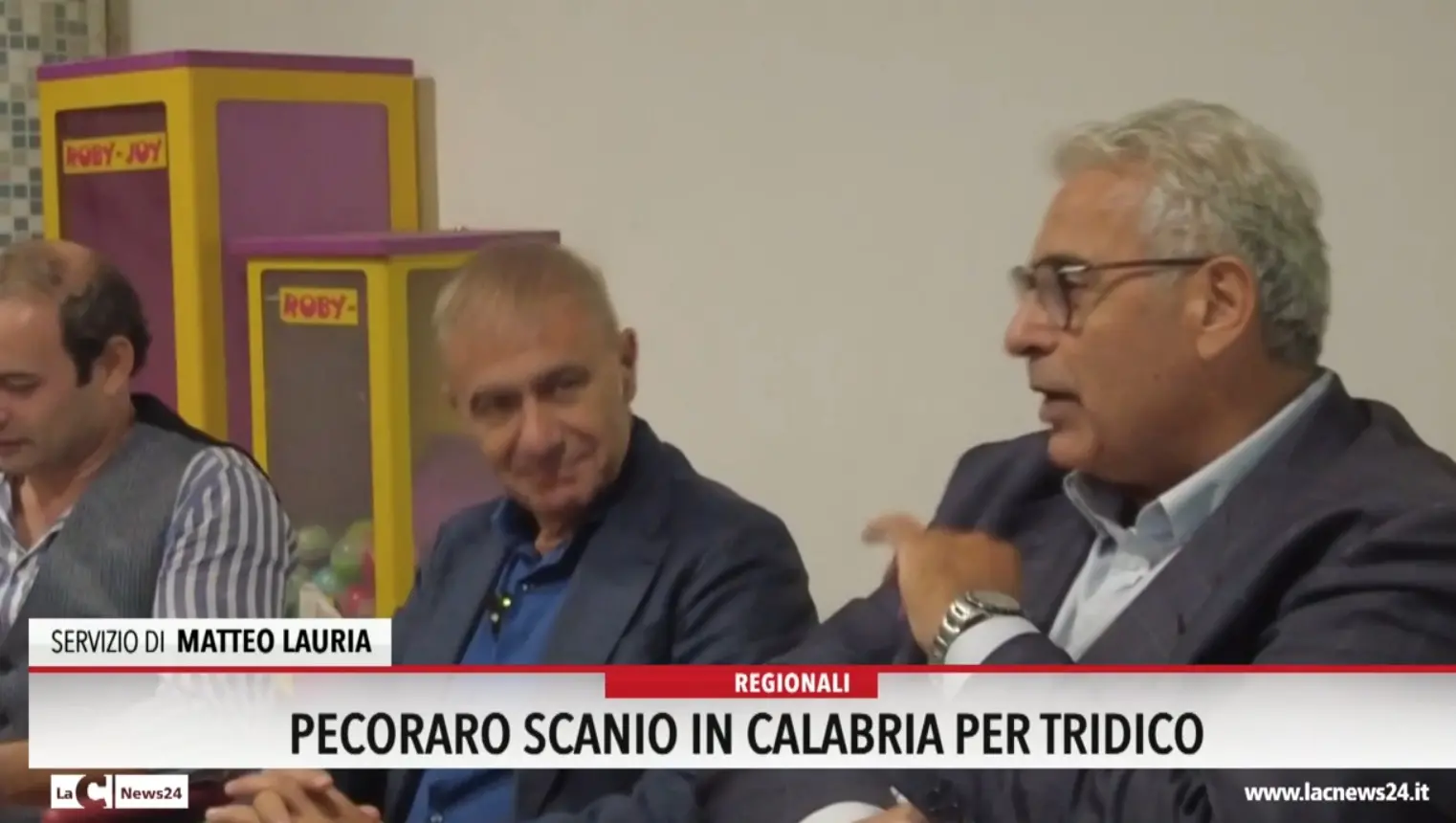 Pecoraro Scanio in Calabria per Tridico