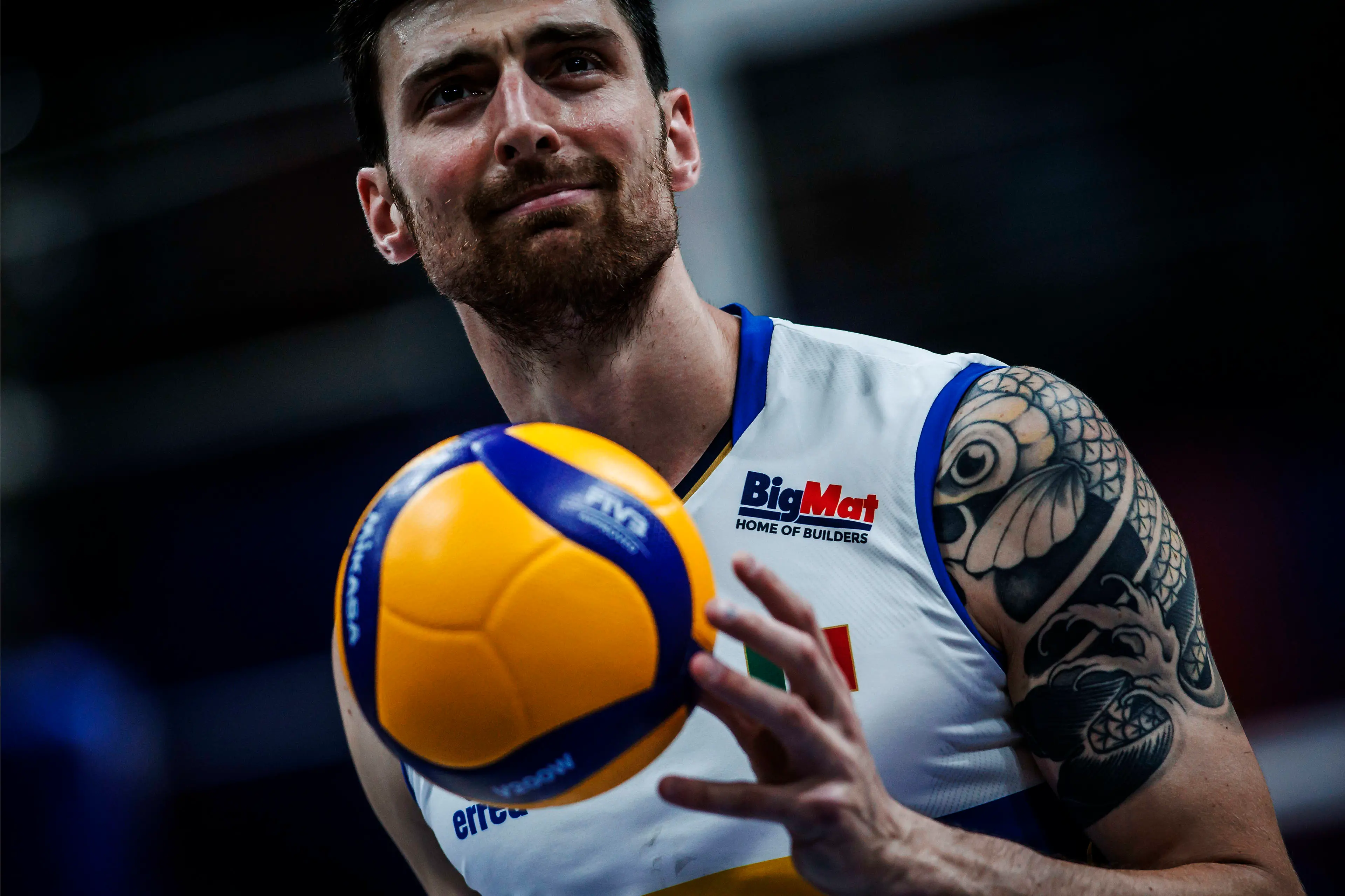 Le lacrime di Simone Anzani: «Ho rischiato di smettere, ma oggi sono tornato per amore del volley e della mia famiglia»\n