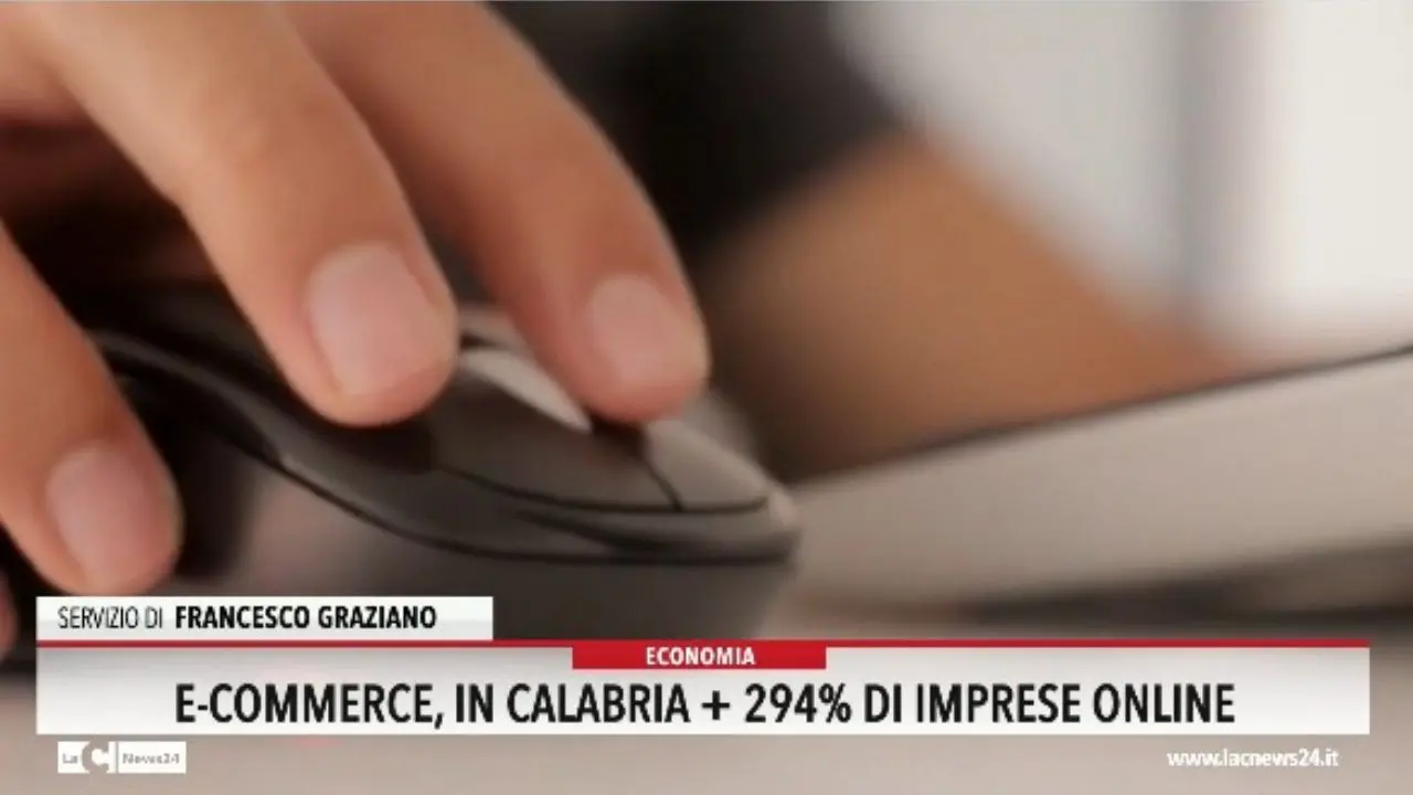 E Commerce, in Calabria piu 294% di imprese online