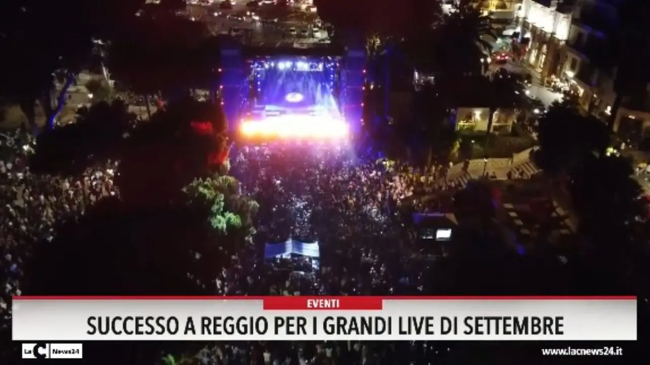 Successo a Reggio per i grandi live di settembre