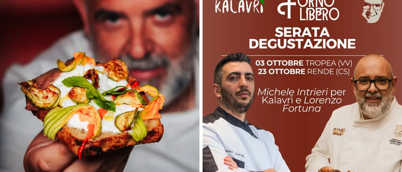 “Forno Libero” fa tappa a Tropea: la Calabria della pizza gourmet in scena con Lorenzo Fortuna e Kalavrì\n