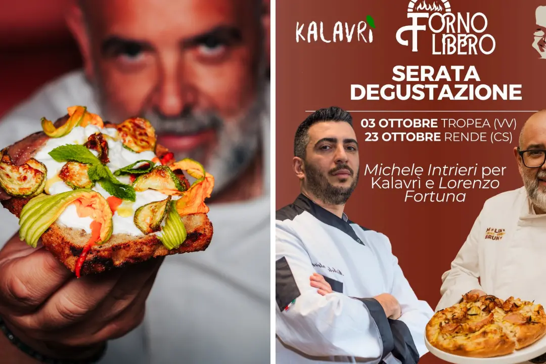“Forno Libero” fa tappa a Tropea: la Calabria della pizza gourmet in scena con Lorenzo Fortuna e Kalavrì\n
