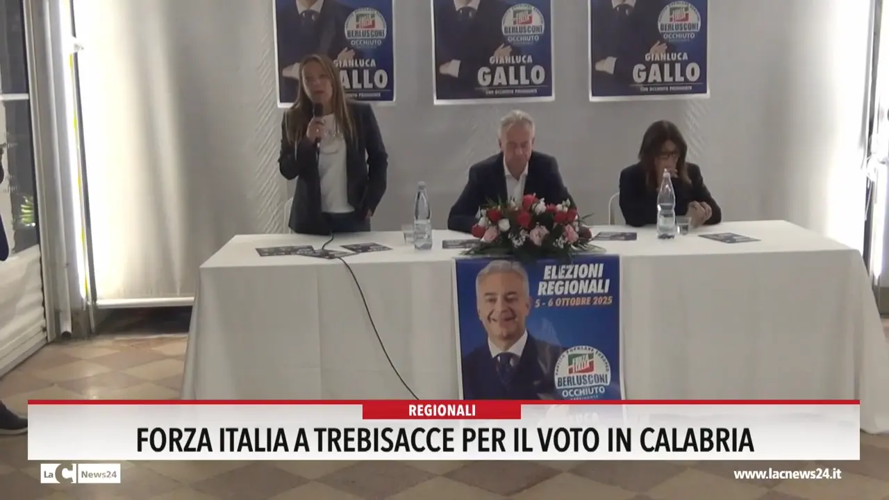 Forza Italia a Trebisacce per il voto in Calabria