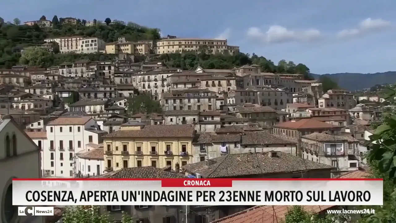 Cosenza, aperta un'indagine per 23enne morto sul lavoro