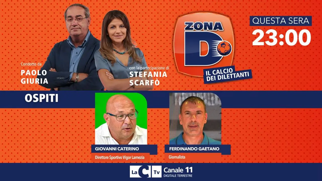 Parte questa sera \"Zona D\": Reggina, Vibonese, Vigor e Sambiase protagoniste del\u00A0nuovo programma di LaC Tv\n