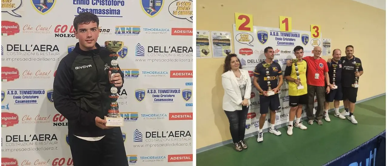 Tennistavolo Piscopio, Felice Messina trionfa al torneo Over 2000: il vibonese conquista il primo posto in Puglia\n