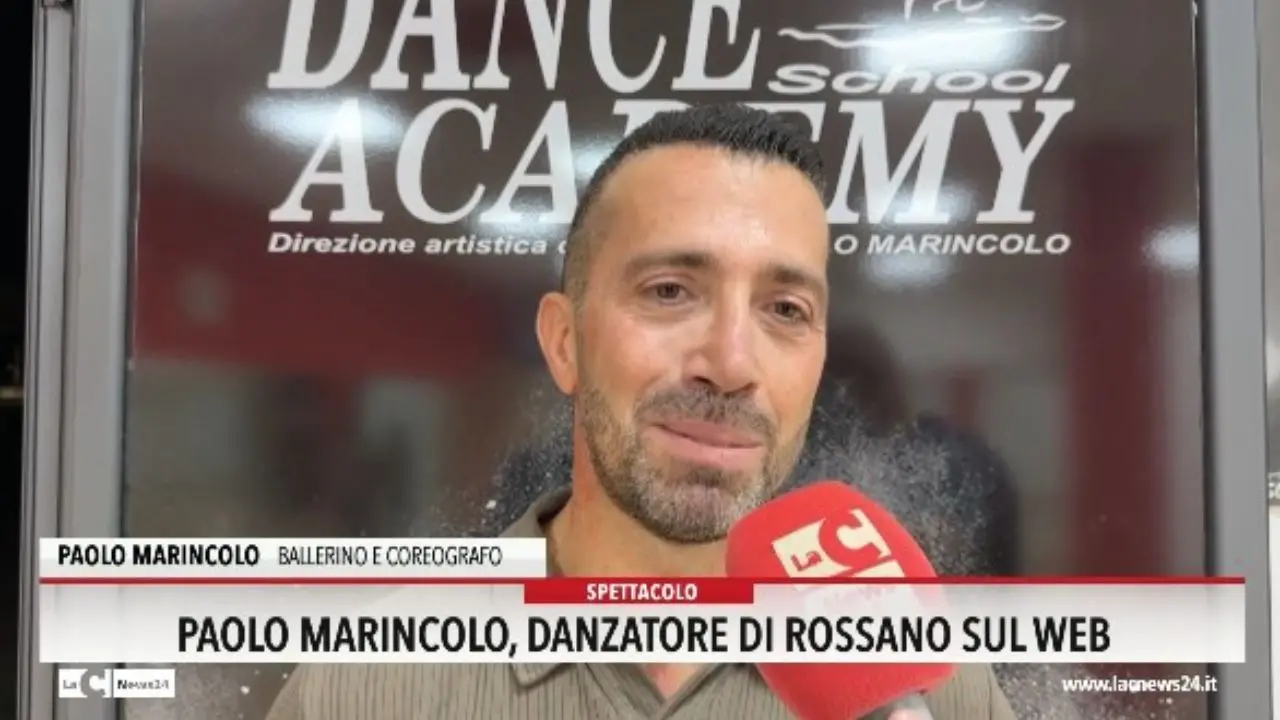 Paolo Marincolo, danzatore di Rossano sul web