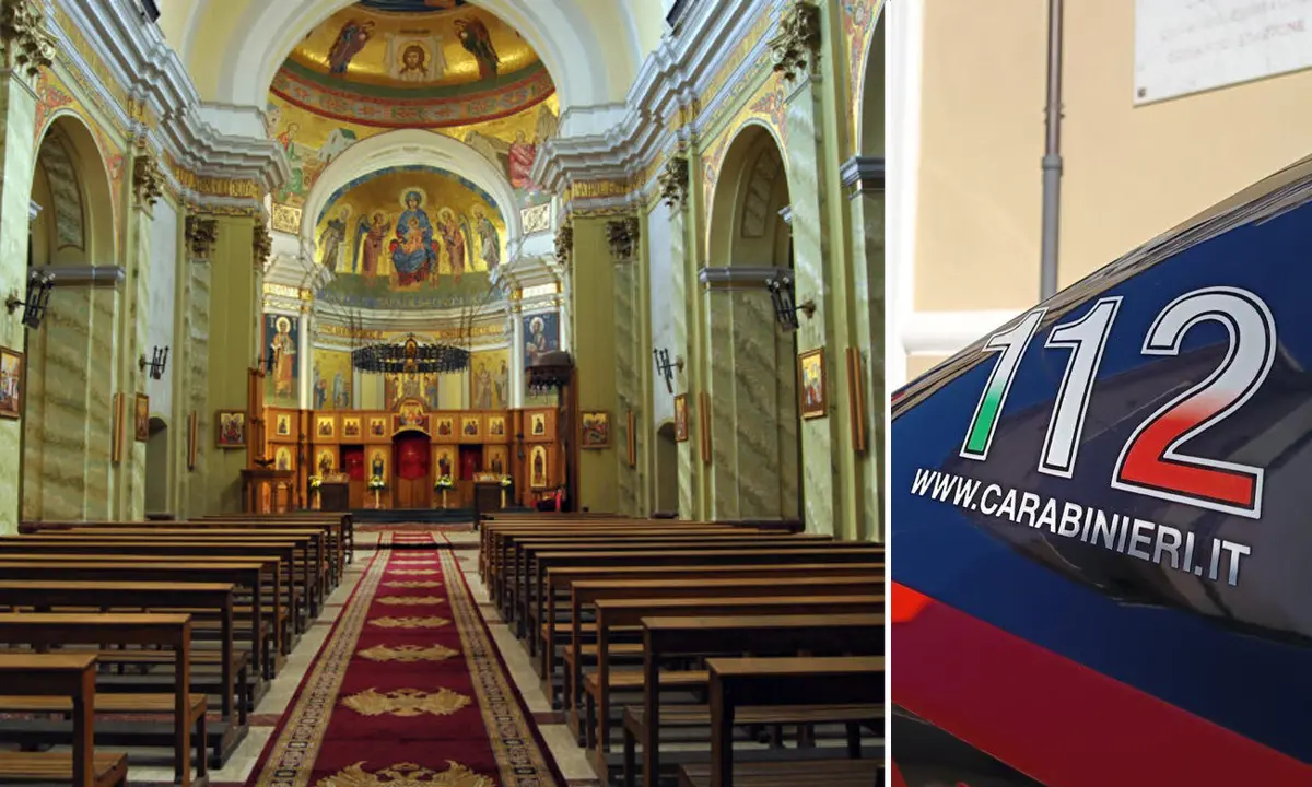 Lungro, si introduce nella Cattedrale e ruba le offerte dei fedeli. Beccato