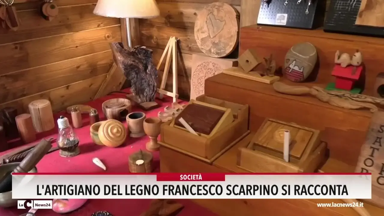 L'artigiano del legno Francesco Scarpino si racconta