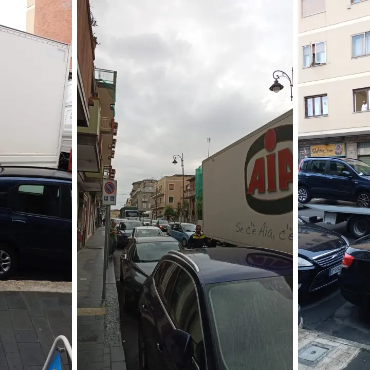 Vibo, auto in divieto di sosta paralizza il traffico in centro. E quando la portano via scatta l’applauso\n