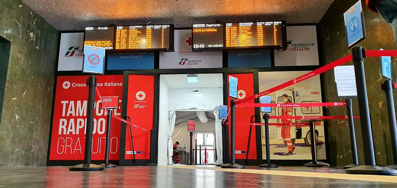 Covid, riparte lo screening di massa a Reggio Calabria grazie alla Croce Rossa