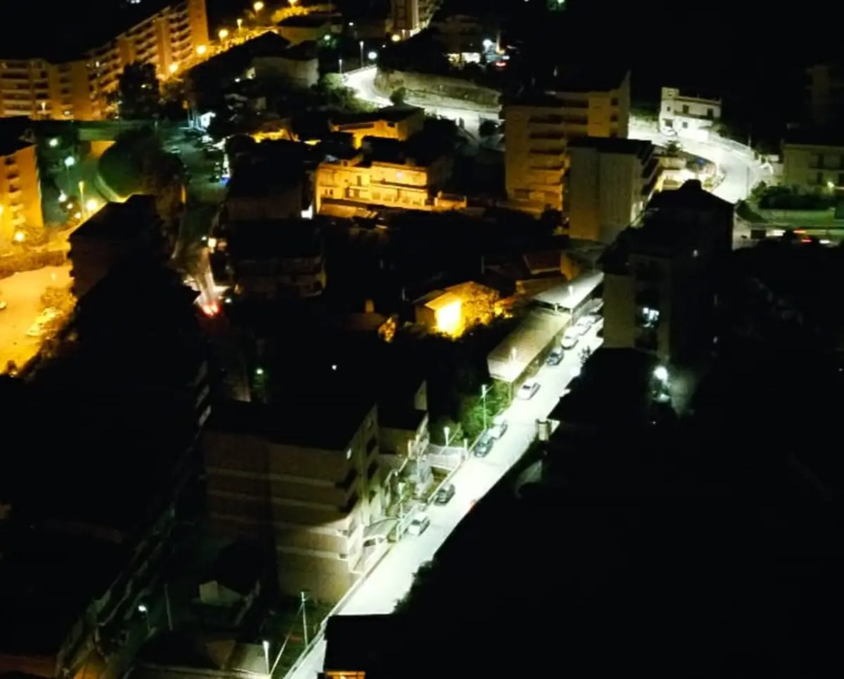 Reggio, acceso il nuovo impianto di illuminazione pubblica a Spirito Santo e Cannavò