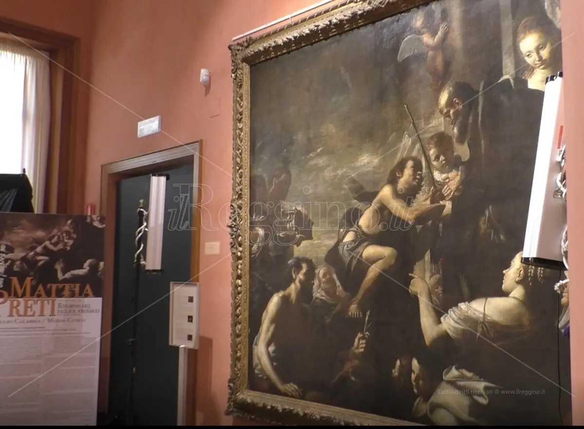 Pinacoteca Civica di Reggio, l'opera \"Il ritorno del figliol prodigo\" di Mattia Preti sarà restaurata