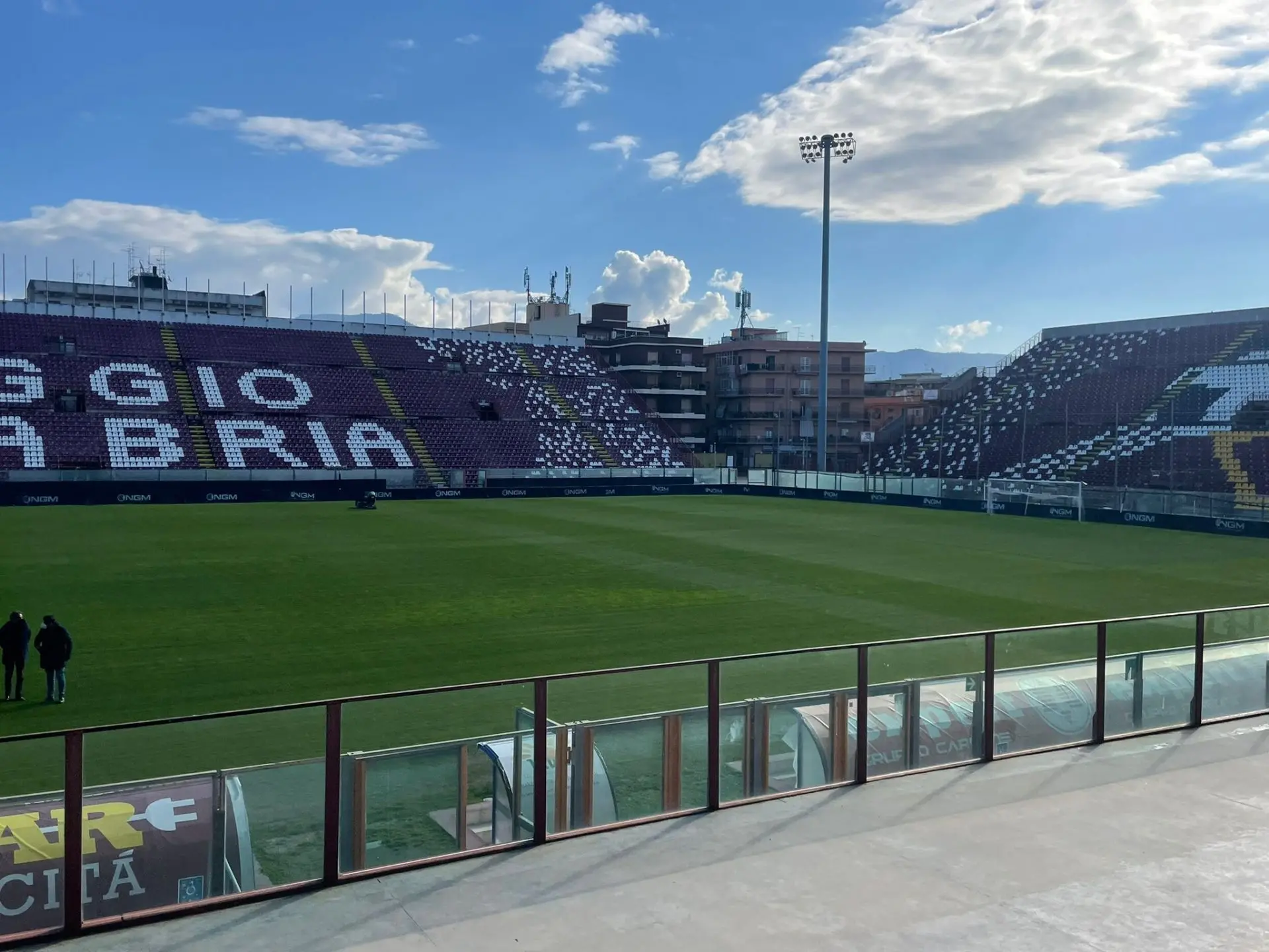 Reggina-Brescia, le attuali condizioni del manto erboso del Granillo