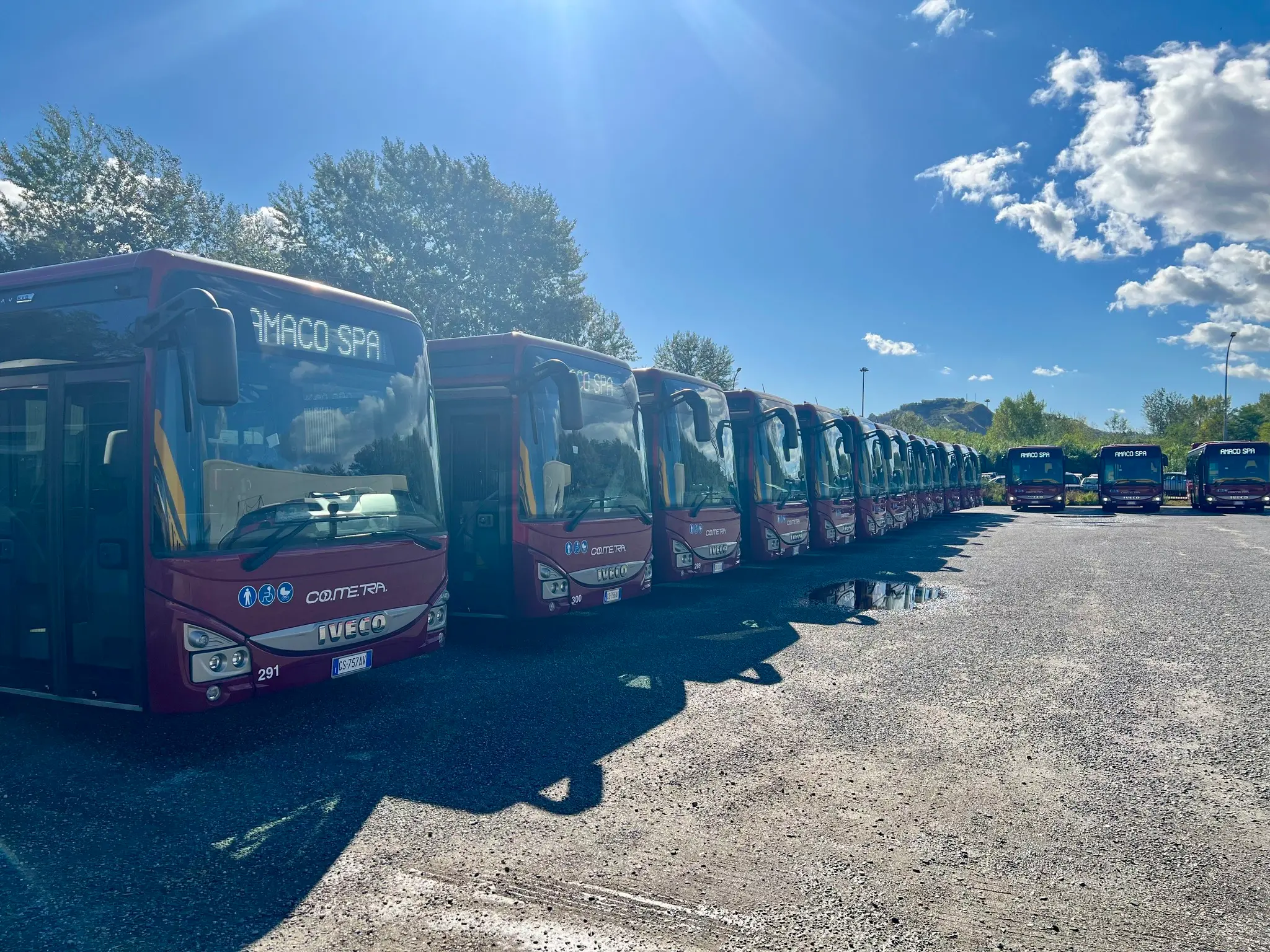 Amaco Cosenza, pronti i 16 nuovi autobus per il trasporto pubblico cittadino