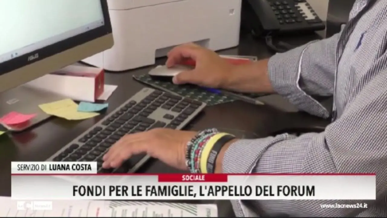 Fondi per le famiglie, l'appello del forum
