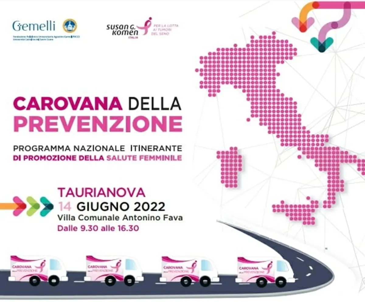 Salute femminile, a Taurianova arriva la Carovana della prevenzione