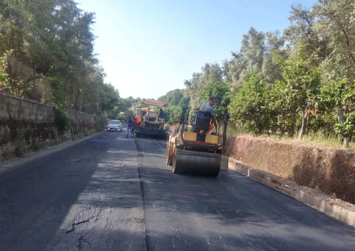 Viabilità, procedono i lavori sulla Sp29 tra i Comuni di Taurianova, Varapodio e Oppido Mamertina