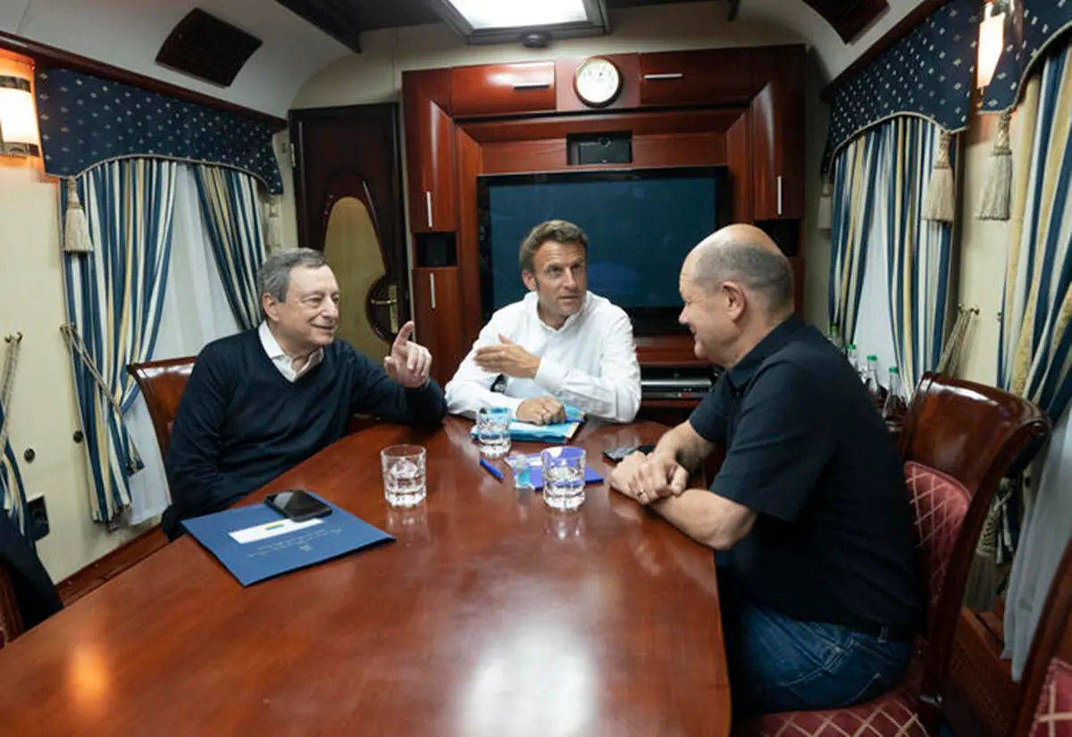 Ucraina: Draghi, Macron e Scholz a Kiev da Zelensky