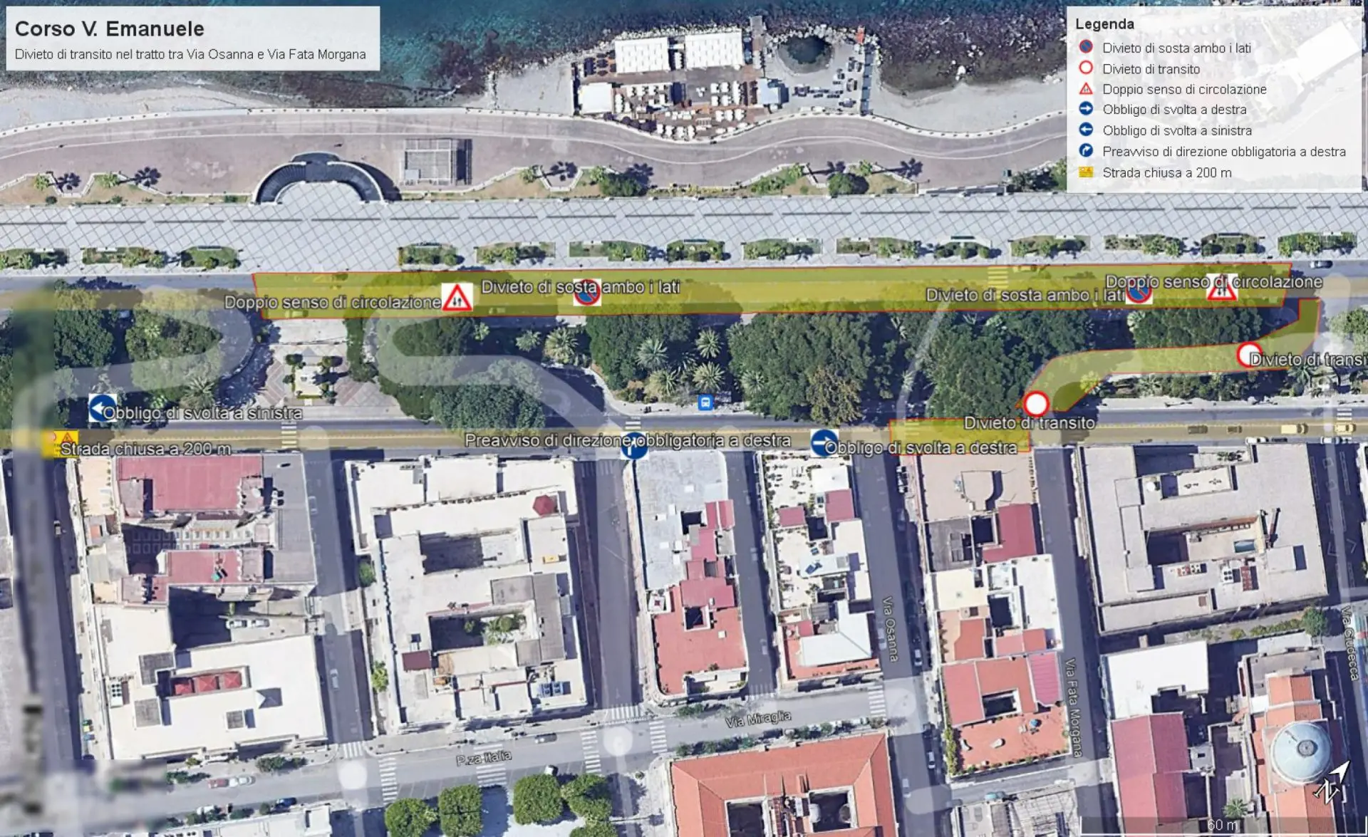 Reggio Calabria, al via i lavori di potatura alberature di pregio