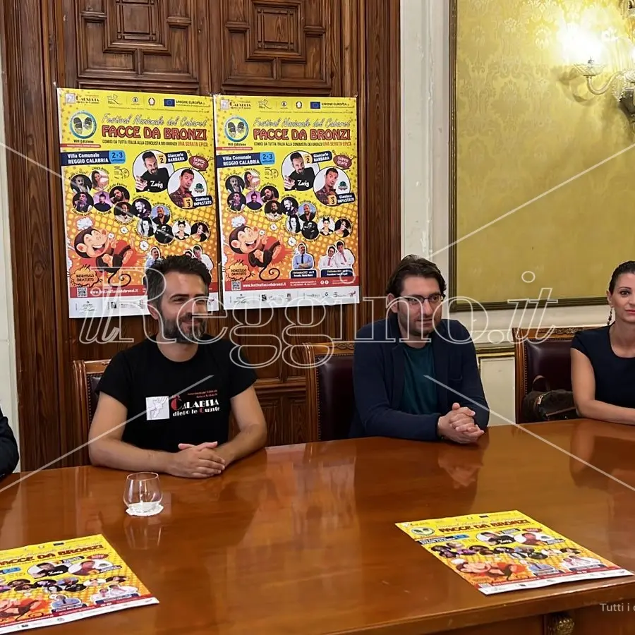 Facce da Bronzi, presentato il festival nazionale del cabaret